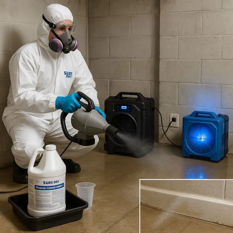 Sanitization and Odor Removal process in Olcott, NY
