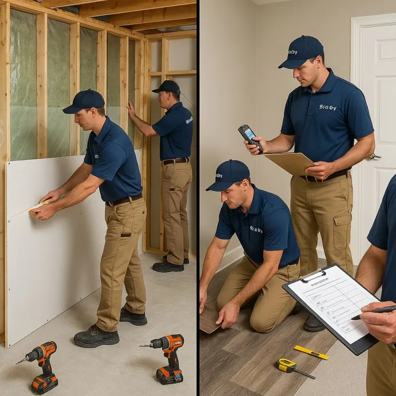 Repairs and Reconstruction process in Olcott, NY